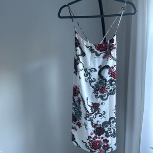 Aritzia Talula Dragon print slip Dress Sz S